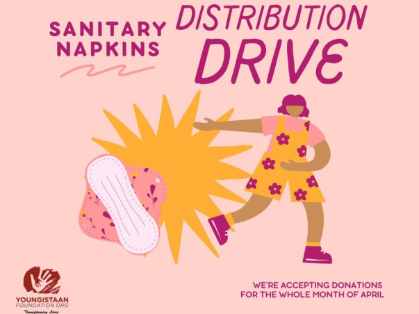 Donate for Sanitary Napkins Distribution and Awareness Drive for Girls