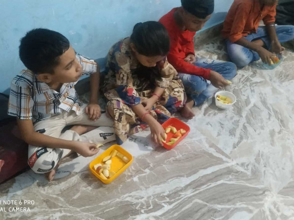 Support Poor And Needy Children For Food And Clothes