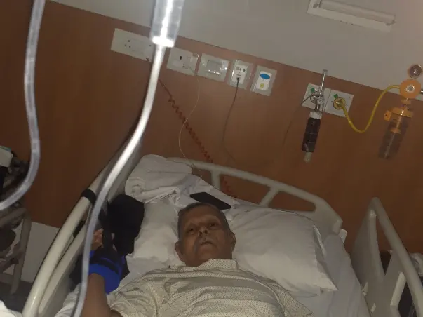 Help me fight my dad with profound  intestinal bleeding.