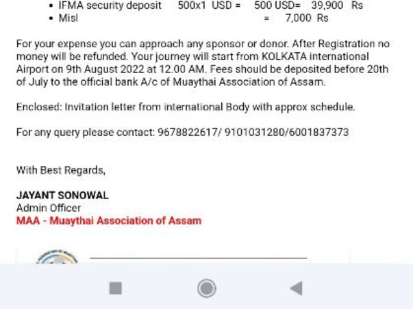 Help Ambees to represent India in Olympics