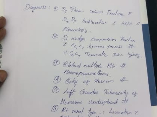Help My Uncle's Father Palanivel To Recover From Accidental Injuries