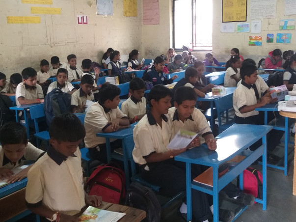 Students of SVT School : Funds to create a small library.