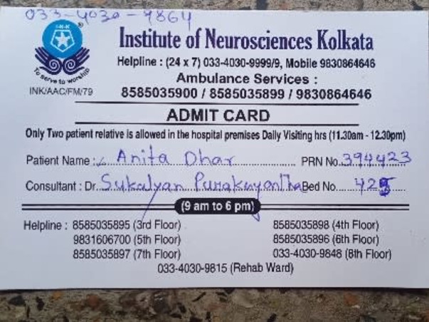 Support Anita Dhar Recover from Brain Blood clot (SAH)