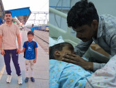After Losing His Wife, This Poor Father Fights Alone to Save His Only Child From Severe Brain Injury