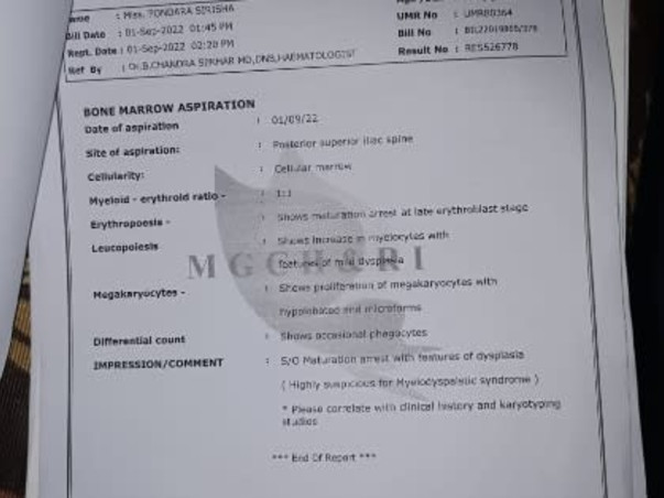 Support Pondhara Sireesha To Recover From Blood Cancer