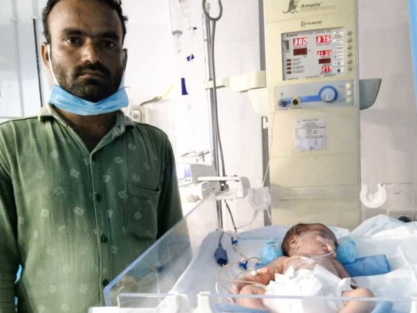 6 days old BABY OF RAMALAXMI needs your help fight Brain fungal infection