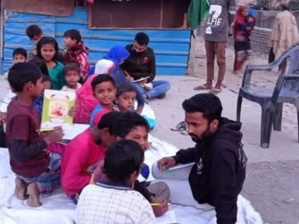 Help slums children learn