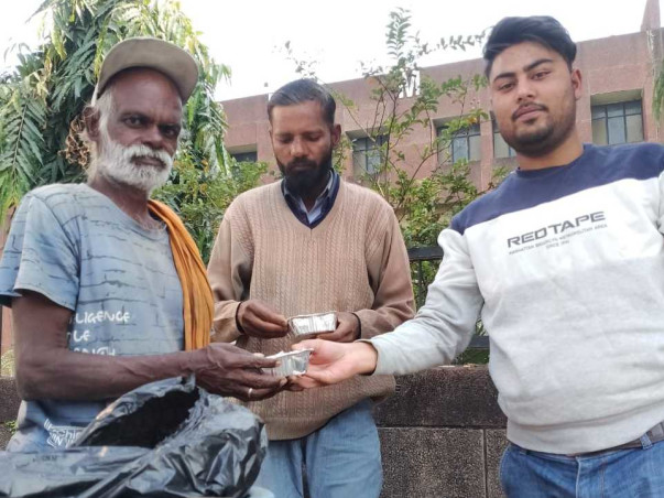 Feeding the poor people of the slums & needy