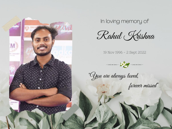 Remembering Rahul