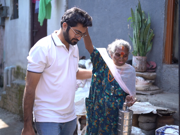 Tiffin Seva for Elderly Orphans, Handicapped & Blind
