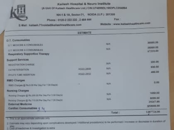 35 years old Ashok Kumar needs your help fight Brain Haemorrhage