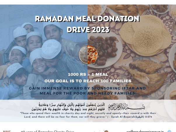 Ramadan Meal Distribution Drive 2023, by #SWF