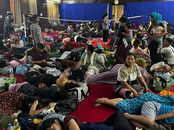 Humanitarian Aid for the displaced people in Manipur