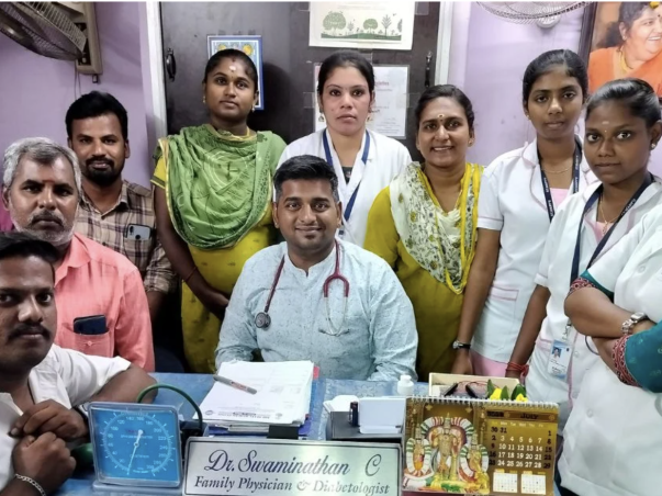 Help Dr. Swaminathan provide doorstep elderly healthcare services