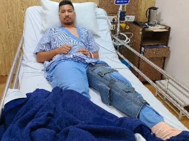 Help!!ALEN DEORY Former Indian Football Player with his Rehab