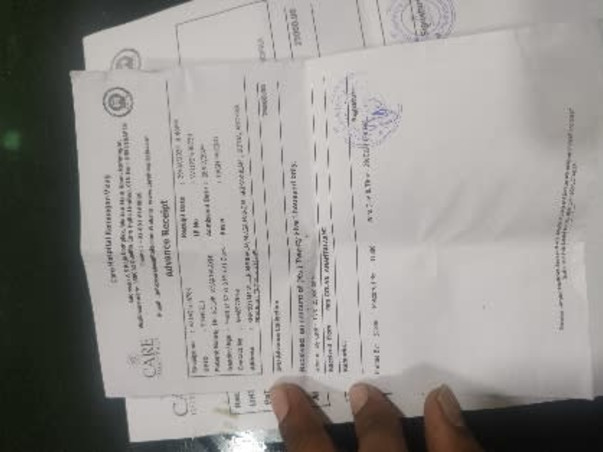 Support G Anatha Lakshmi To Recover From Intestinal Perforation