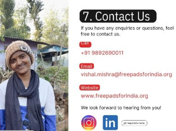 Free Pads for India - ADOPT menstruators