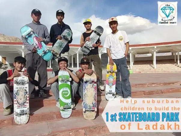 HELP LADAKH CHILDREN TO GET A SKATEBOARD PARK