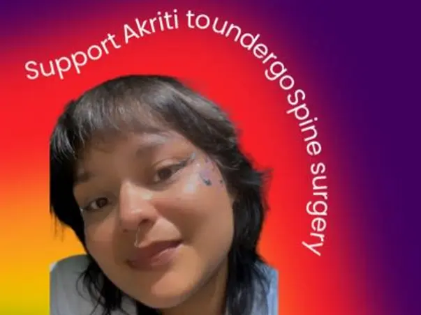Support Akriti To Undergo Disc Decompression Surgery