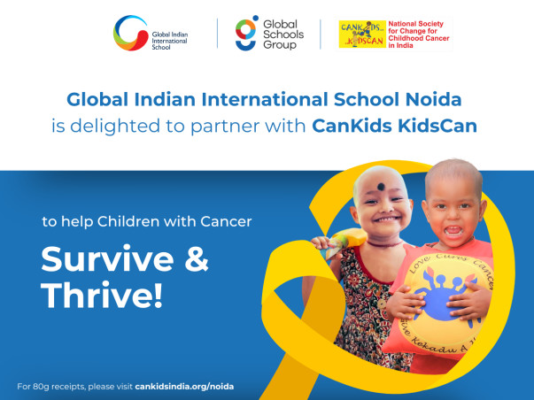 GIIS Noida Goes Gold For Children Fighting Cancer🎗️