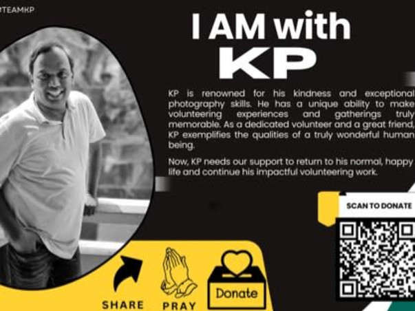 Support Krishna Prasad’s (KP) Medical Treatment !
