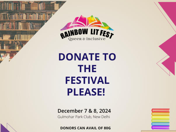 Support the Rainbow Lit Fest - Queer & Inclusive