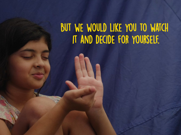 Support an award winning film on safe and unsafe touch