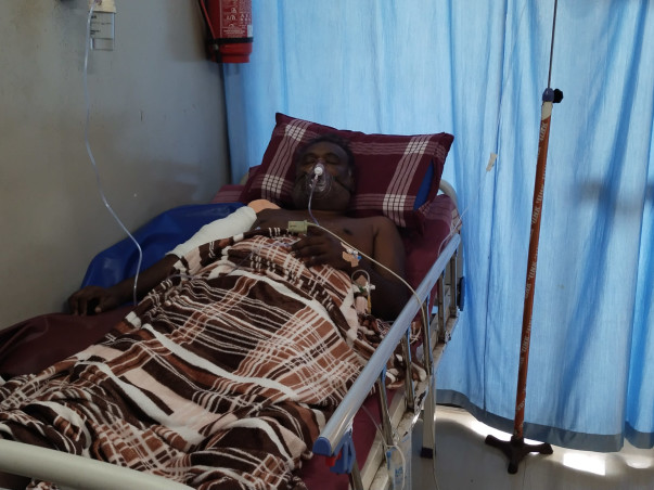 Support Srinivasu to Recover from accidental Spine hand andLeg Injury