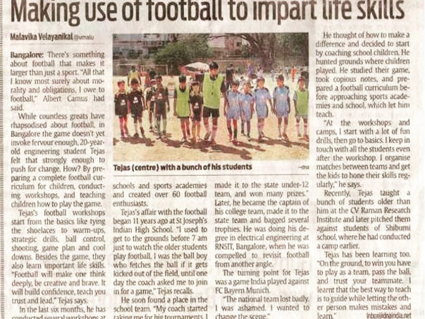 Help Sparky Football Ignite Dreams in India!
