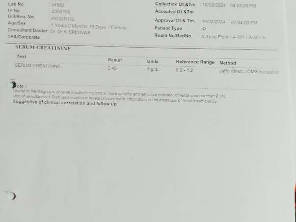 Support Chutki to survive from Brain fluid issue