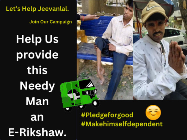 Help Fund Jeevanlal's e-Rikshaw