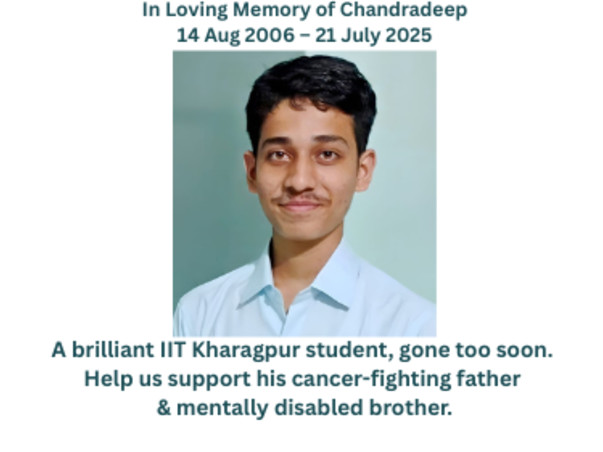 An IITian's Life Cut Short-Support Chandradeep’s Family