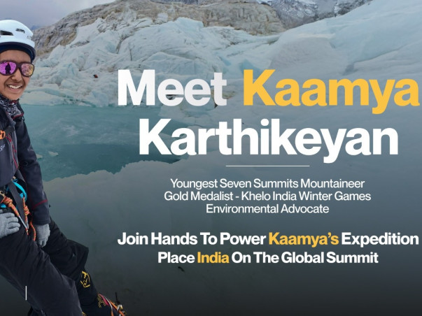 Support Kaamya to carry the Indian flag to the Polar Extremes