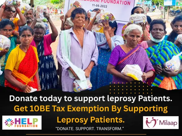 Donate to Feed the Elderly leprosy People in India