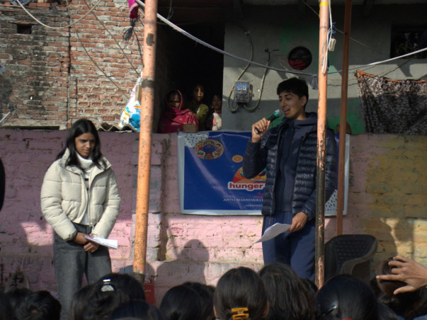 Light a Smile: by Arth & Avni Bhardwaj for Hunger to Hope