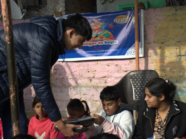 Light a Smile: by Arth & Avni Bhardwaj for Hunger to Hope