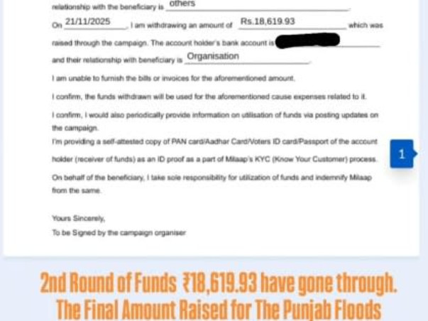 Running 1000kms for the Punjab Floods & Underprivileged Children.