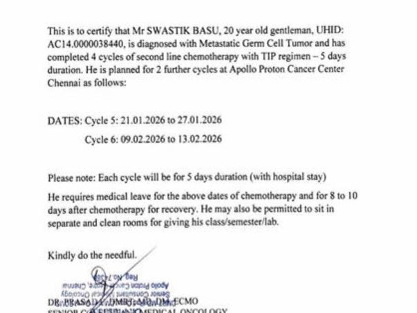 Help My Son Swastik To Recover From Cancer