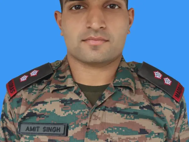 Lt Late Amit Singh, Reg 155/ Hunter 145