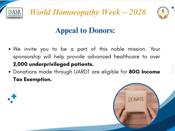 World Homoeopathy Awareness Week - Screening &Treatment 2000 patients