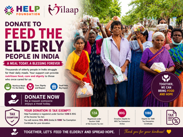 Donate to Feed the Elderly leprosy People in India