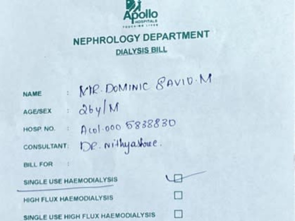 Help Dominic Savio fight CKD and get his life-saving transplant