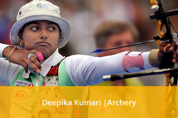 Deepika comes from a very ​modest background, her father was a rickshaw puller. Deepika began aiming at a tender age. Targets were mangoes and her weapon were stones. With proper equipment and training at TATA academy, Deepika rose to international fame in 2011 and there is no looking back since.