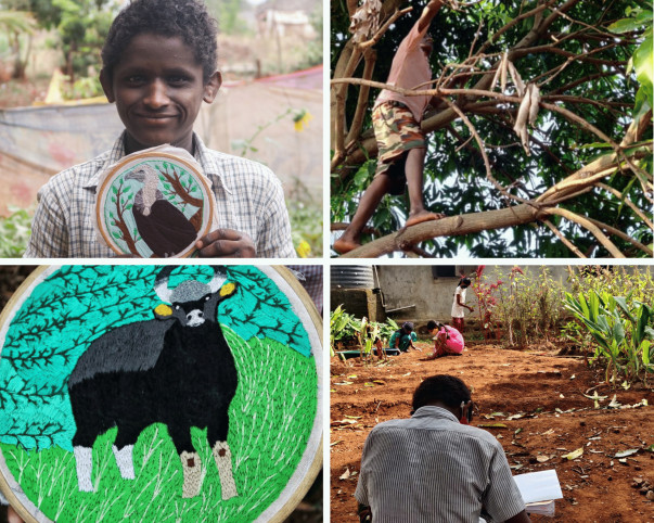 At just 16, Rahul teaches younger children about climate change, wildlife, and disappearing species.