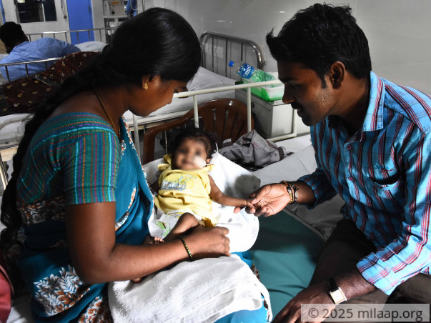 Help baby Monasree fight a severe heart disease