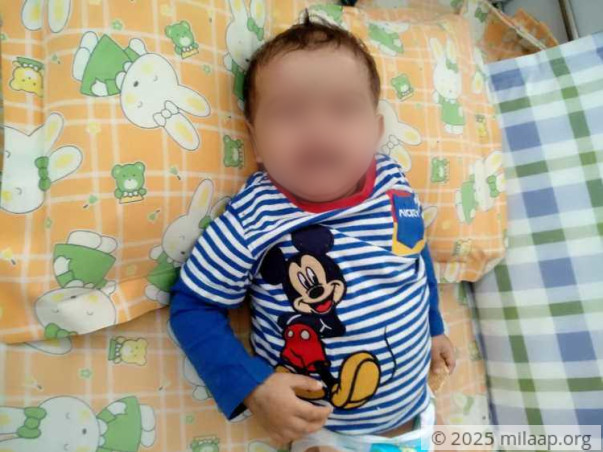 1-year-old Adhiraj is suffering in pain due to a severe immune disease