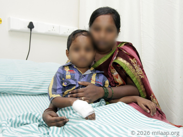 This 6-year-old boy can only survive with chemotherapy