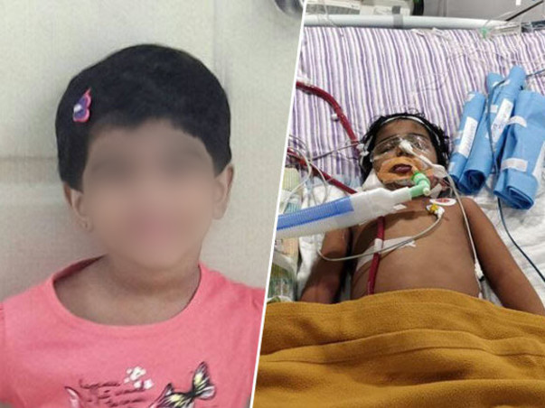 3-year-old Sandhiya clings on to her life on artificial life support