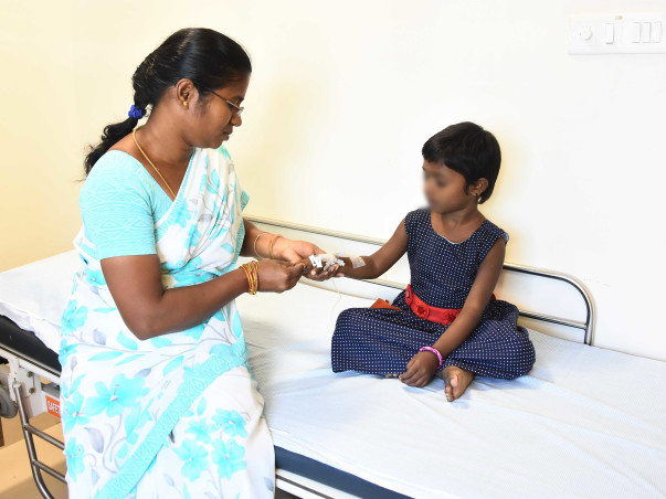 Help Larshini fight Thalassemia