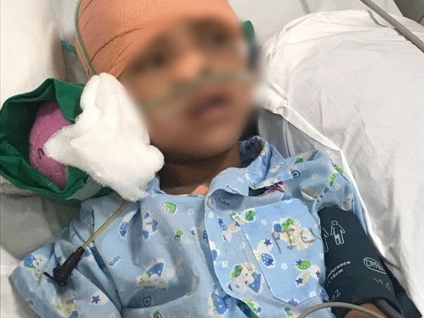 My driver son who is 11 years old suffered a sudden brain hemorrhage